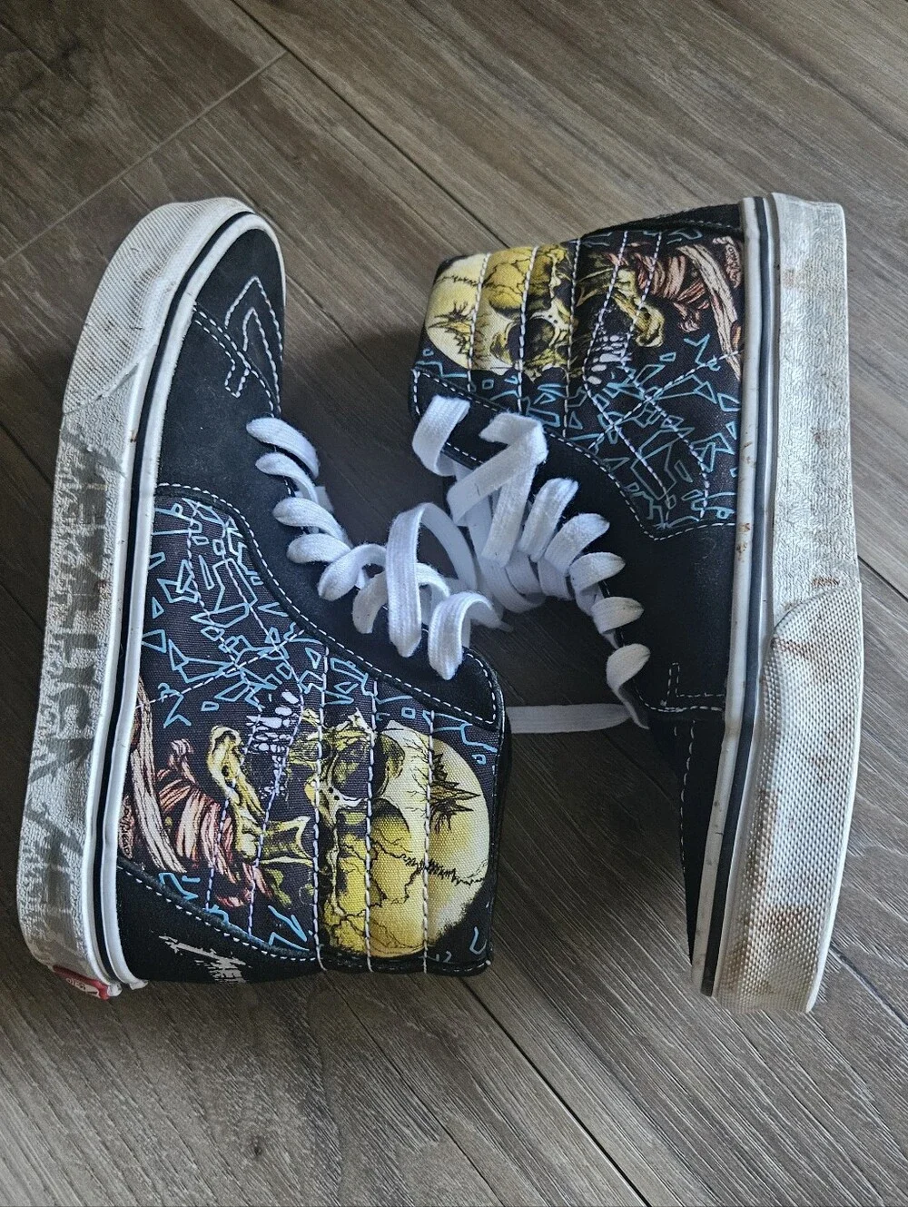 Vans Trainers Metalica Skate Shoes W7 M5.5